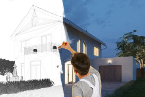 Blue Ox Painting Exterior Home