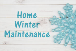 Home Winter Maintenance Roof Repair Exterior